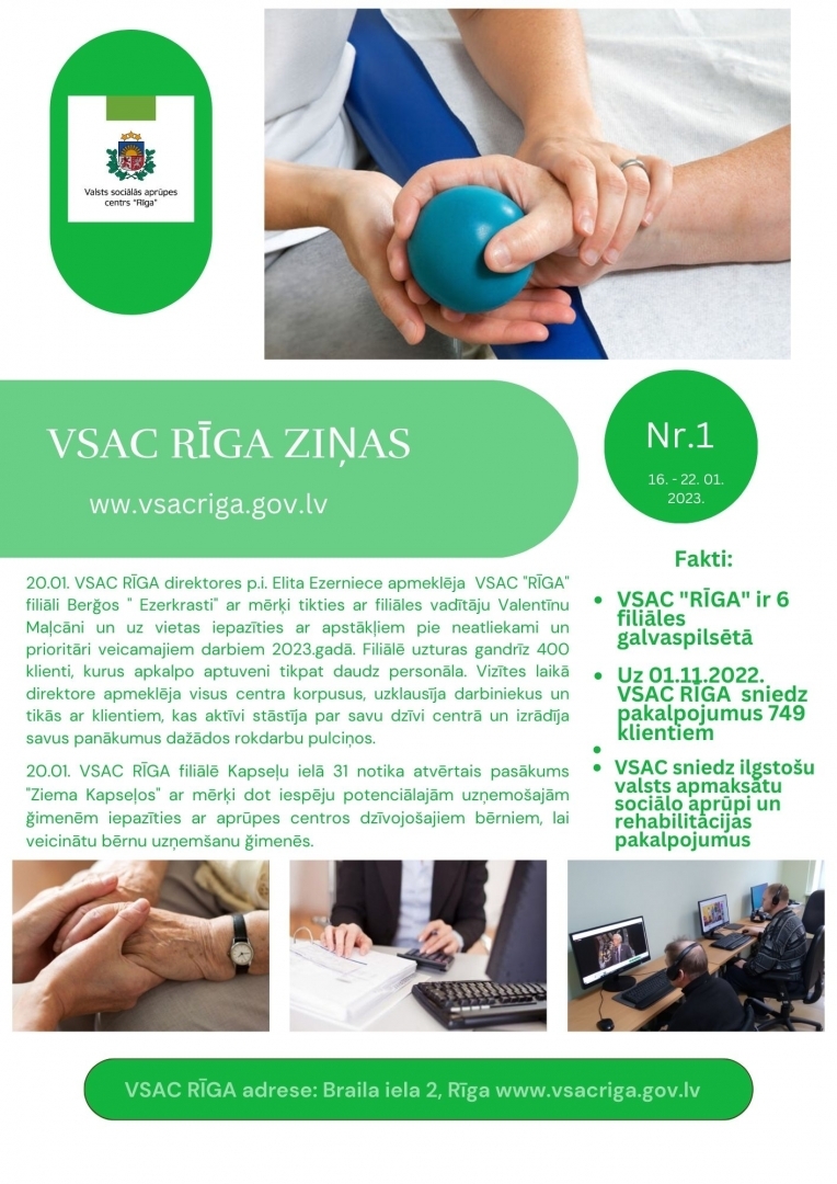 VSAC RĪGA ZIŅAS Nr.1