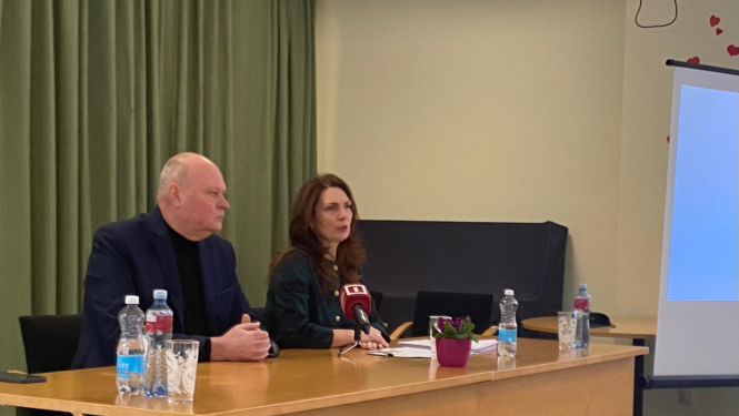 Juris Saratovs un Elīna Celmiņa