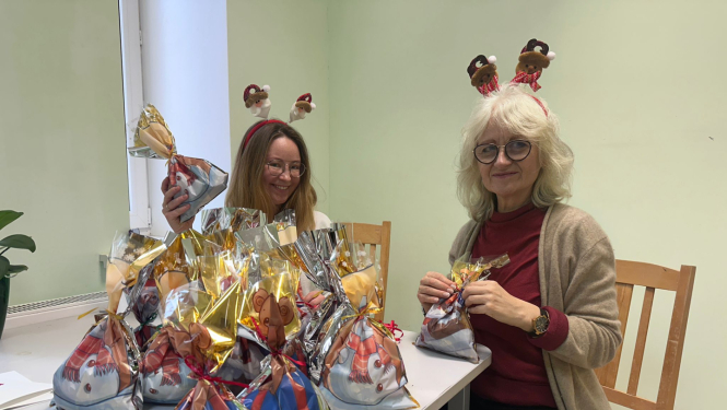 Paldies atbalstītājiem par Ziemassvētku paciņām