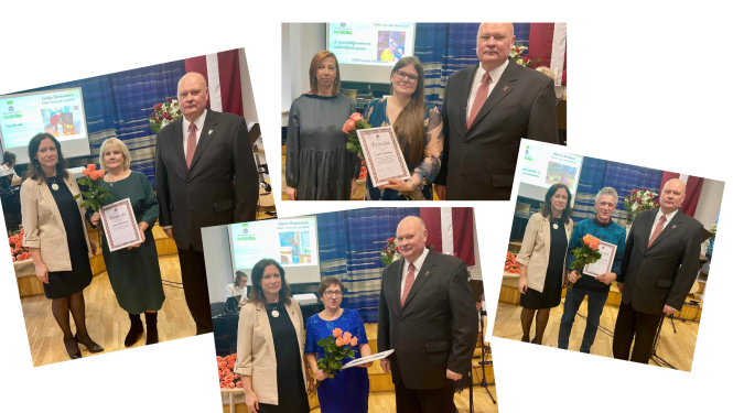 VSAC "Rīga" darbiniekiem pasniedzis Pateicības rakstus